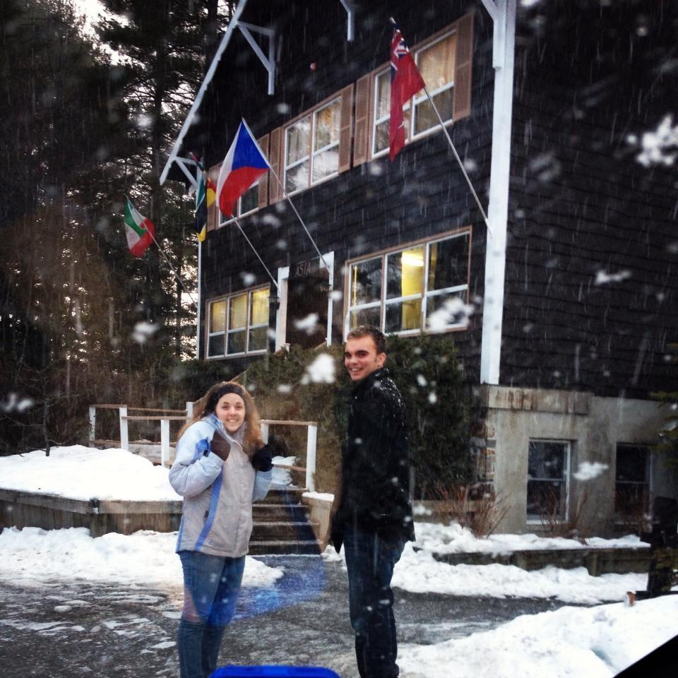Winter 2013--sniped from a friend's car. We were "just friends".