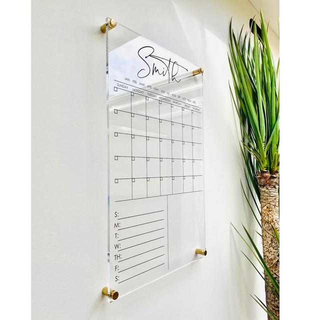 Personalized Acrylic Calendar