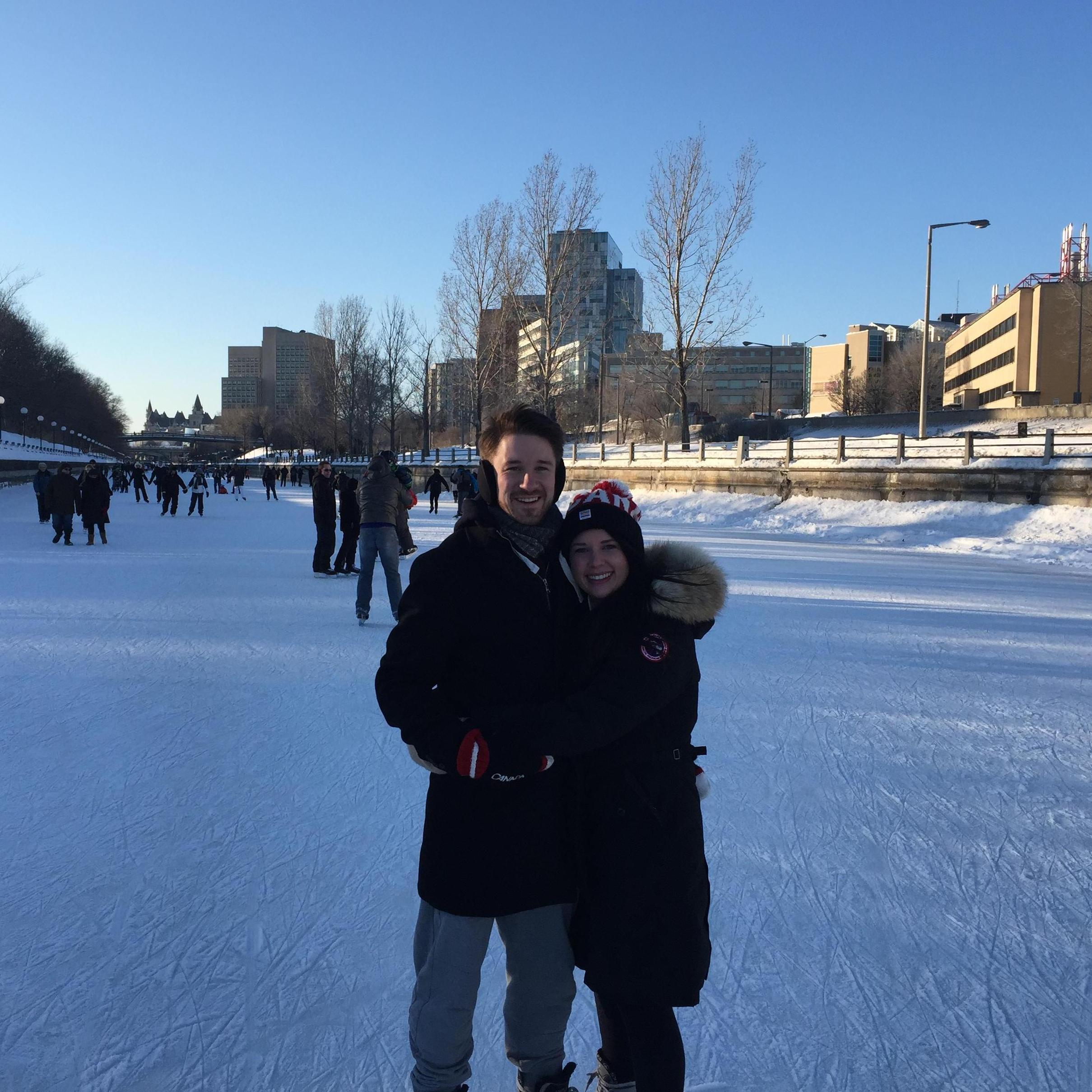 Our first trip together to Ottawa, 2 weeks into going steady. Tichina met Ian's parents the following Sunday... believe it or not, we started by moving at a rapid pace!