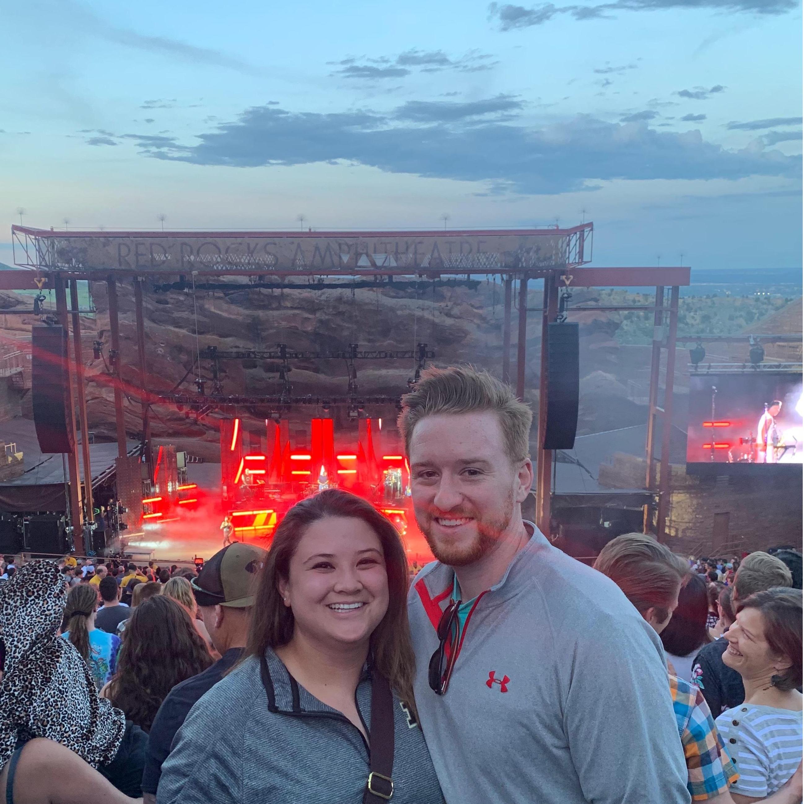 Seeing Young The Giant at Red Rocks!