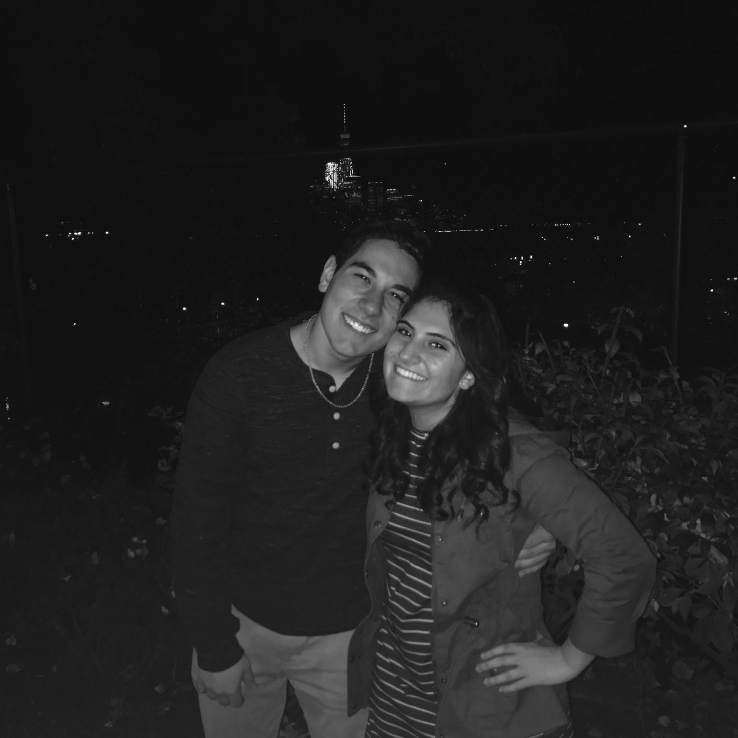 One of our first dates