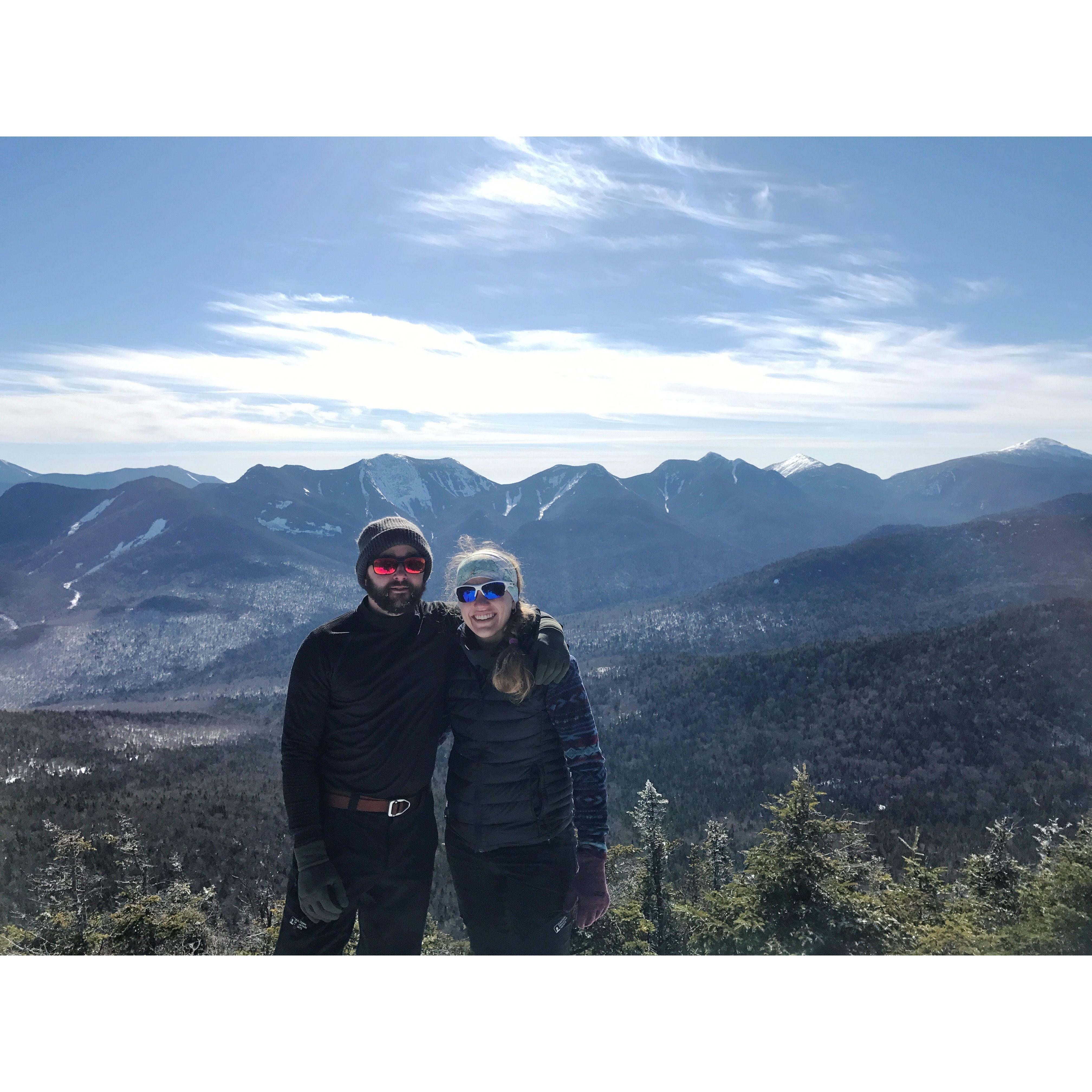 Views of the Great Range from the summit of Big Slide, the namesake of our favorite Adirondack Brewery.
