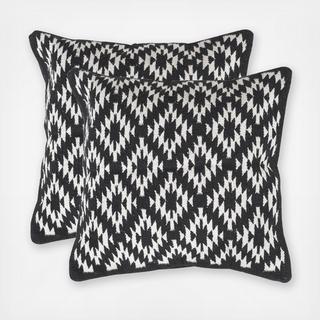 Southwestern Square Throw Pillow, Set of 2