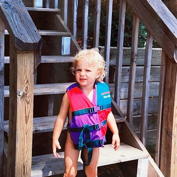 Baby Maggi at the Lake House