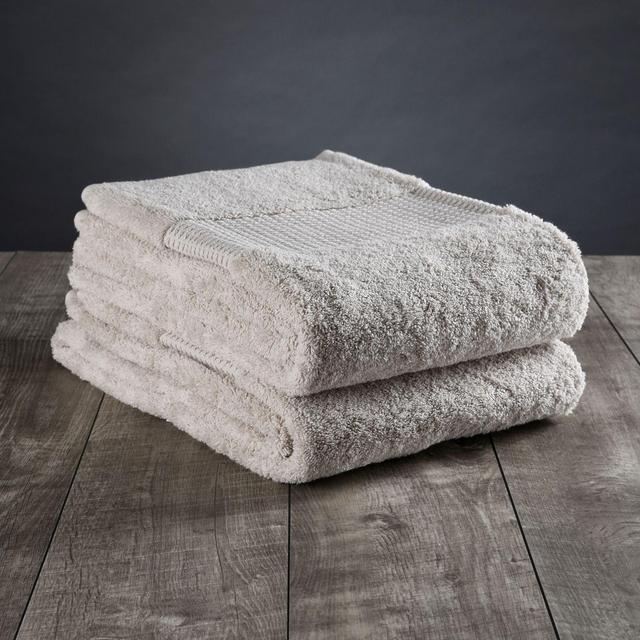 DELILAH HOME Organic Cotton Face Towels, Set of 2