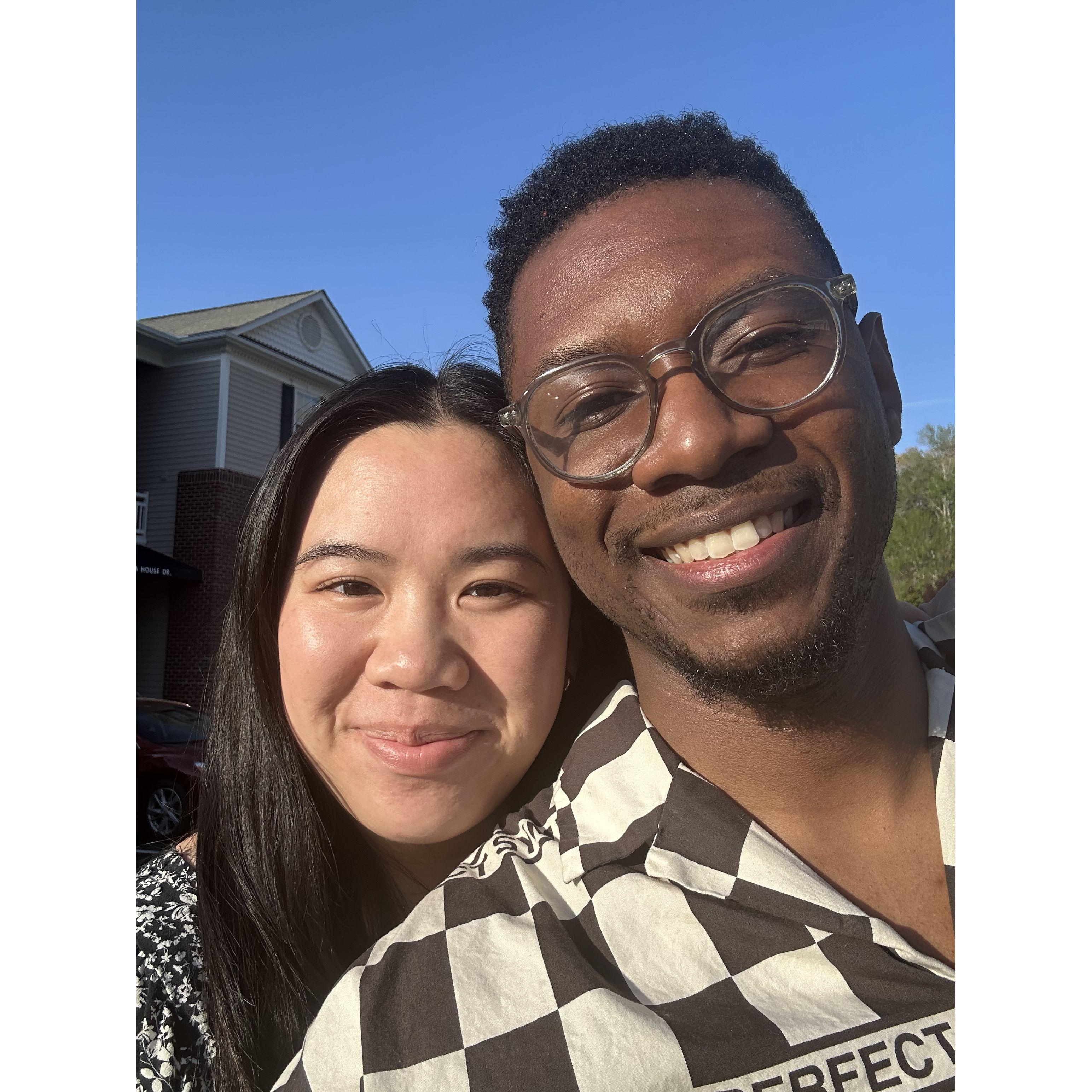 Adyson visited Lynchburg, VA and met Manny’s parents