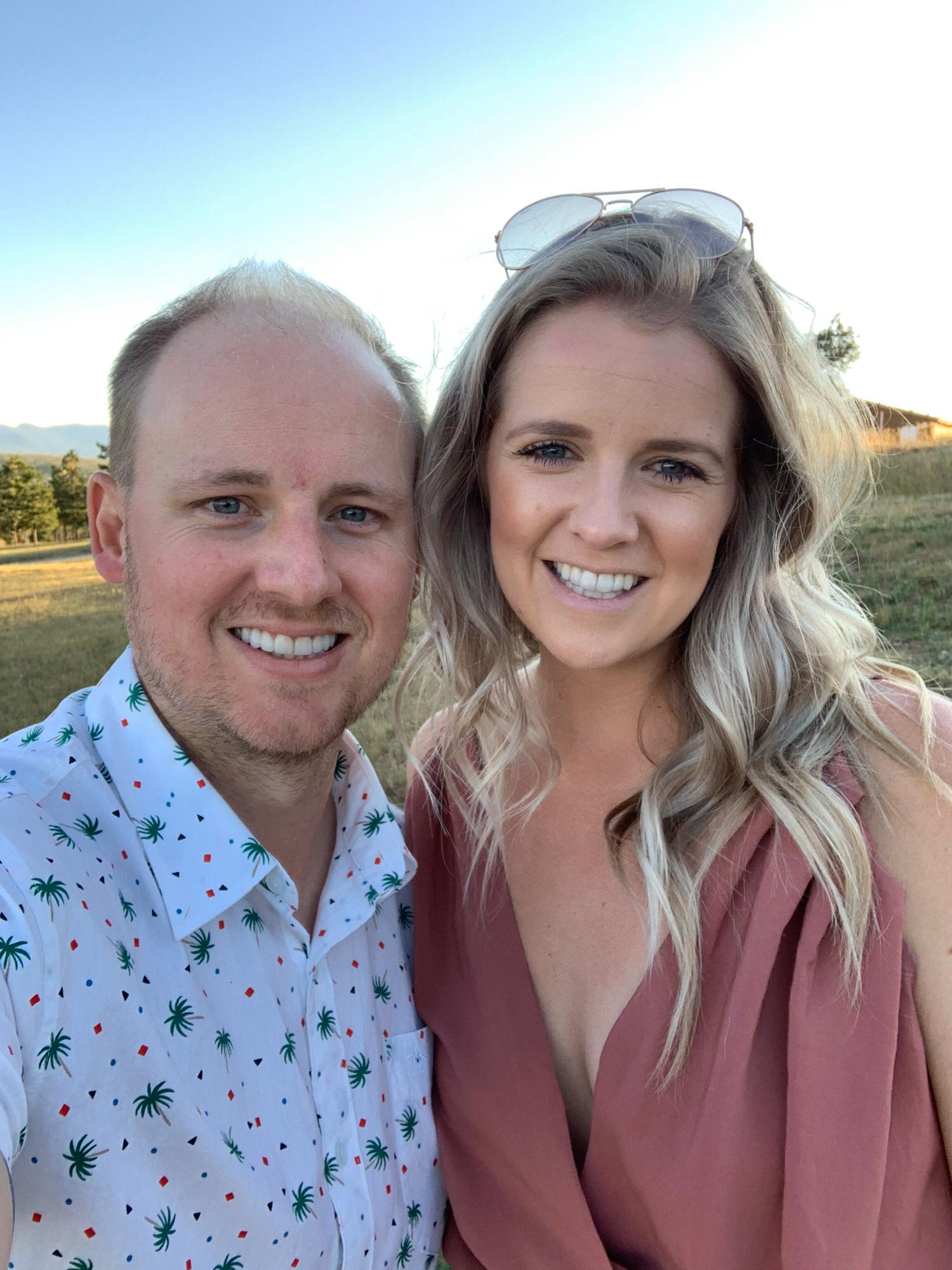 Megan & David's camp wedding in CO