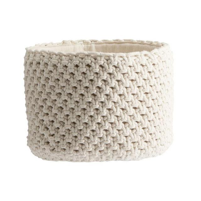 Macrame Cachepots, Ivory - XL