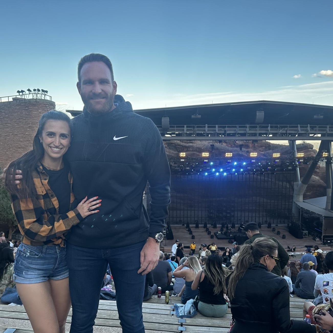 Oct 2023: first red rocks concert