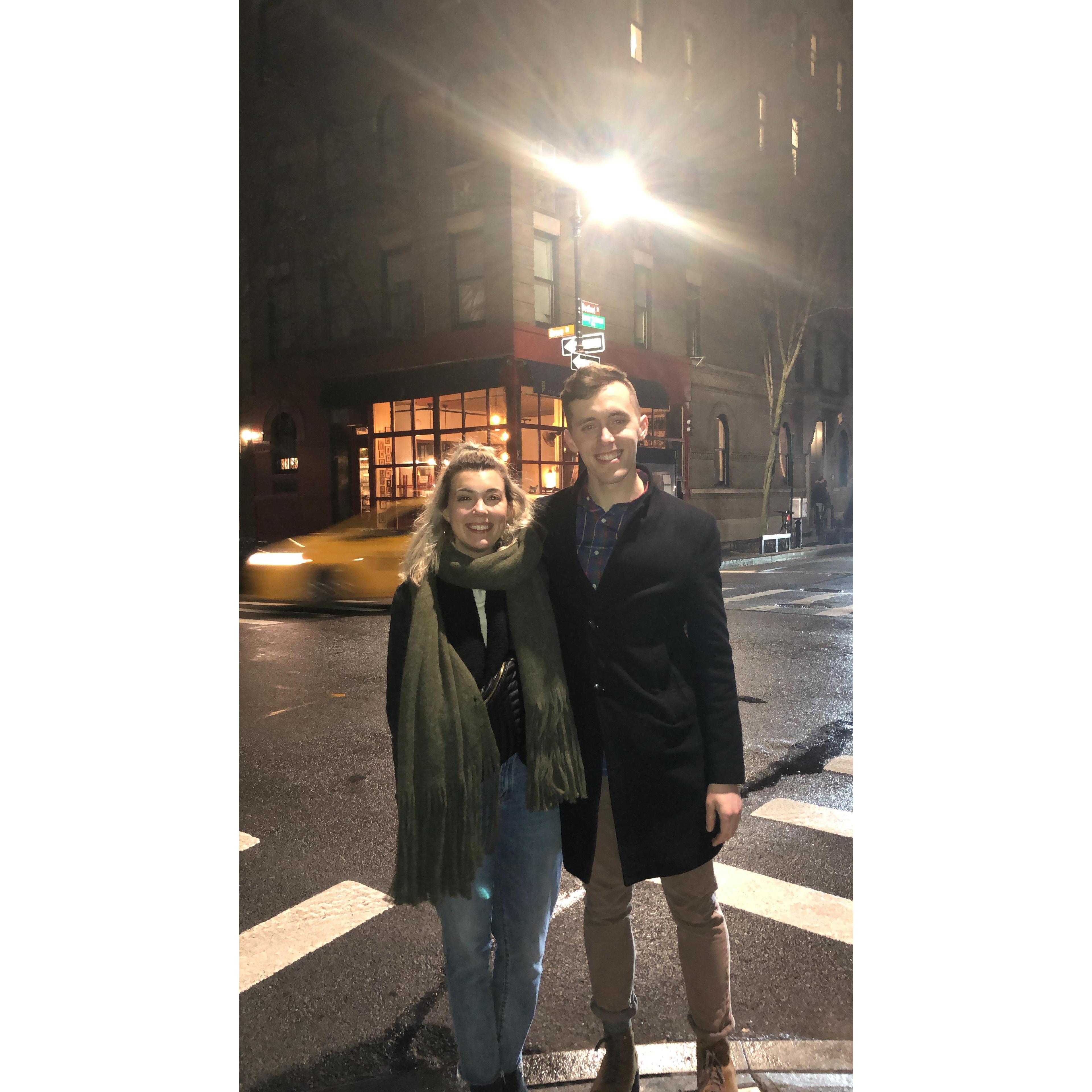 Our first photo together // January 10, 2020