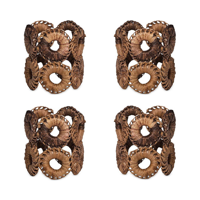 Juliska Rustic Ring Napkin Rings, Set of 4