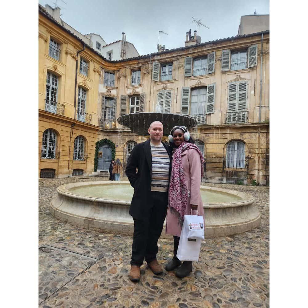 Dennis and Michelle love French culture (and the desserts.)