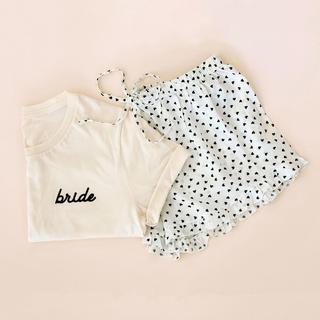 Confetti Hearts Bride Pajama Set