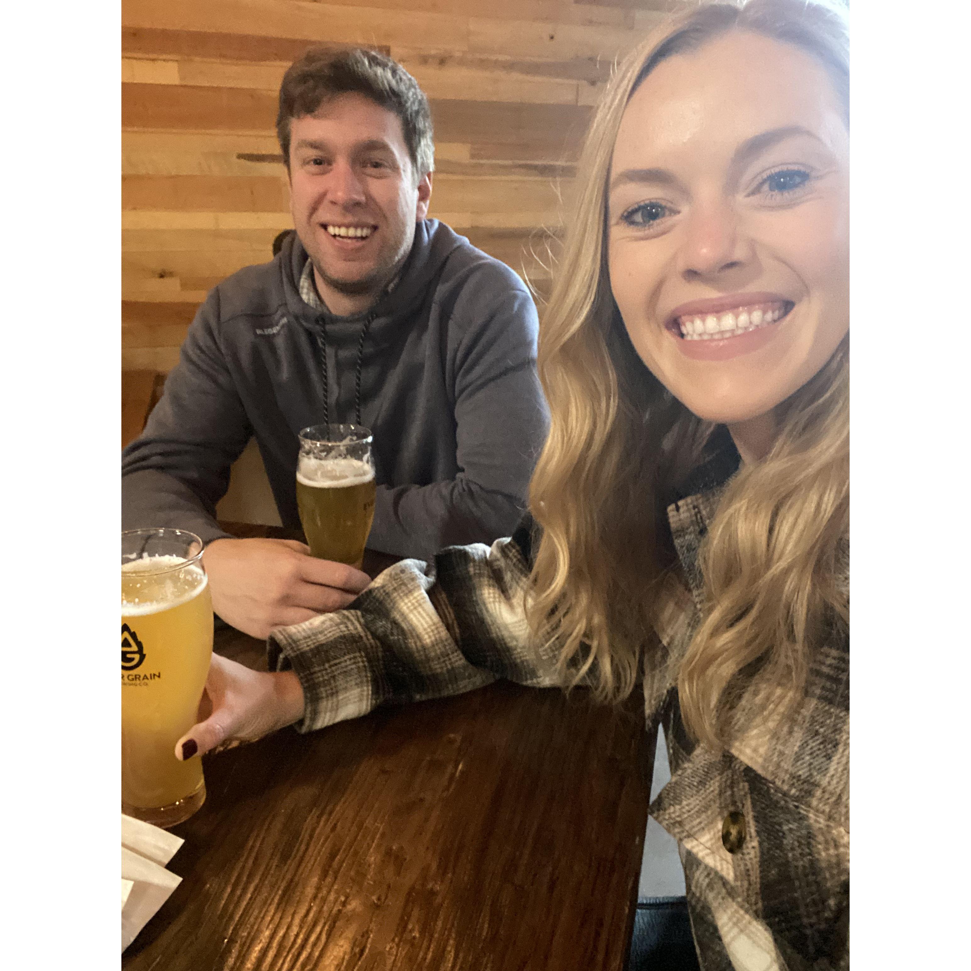 Brewery crawl for Chris's birthday!