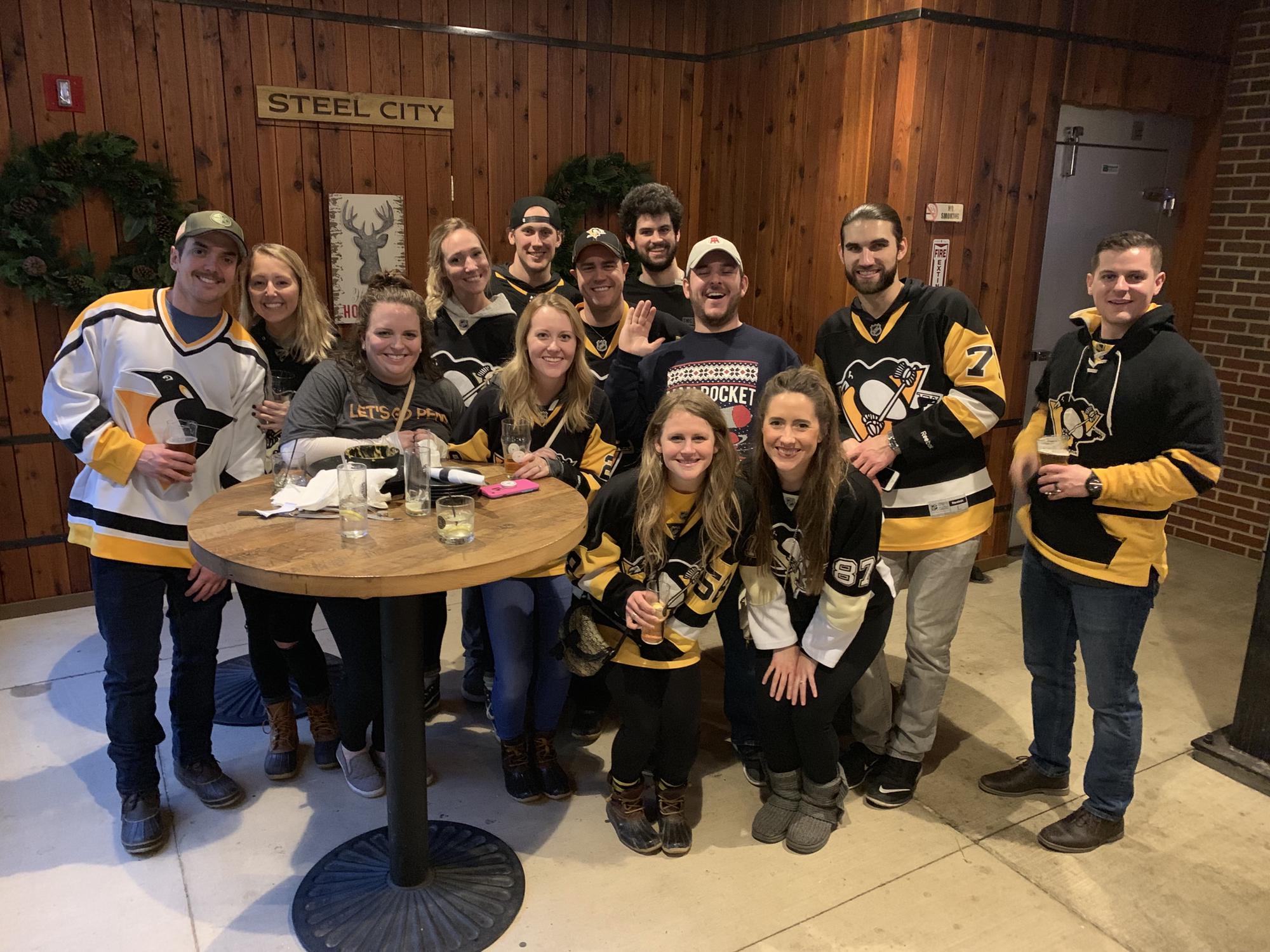 I finally learned what LGP stood for (Let’s Go Penguins) and we all had a BLAST!