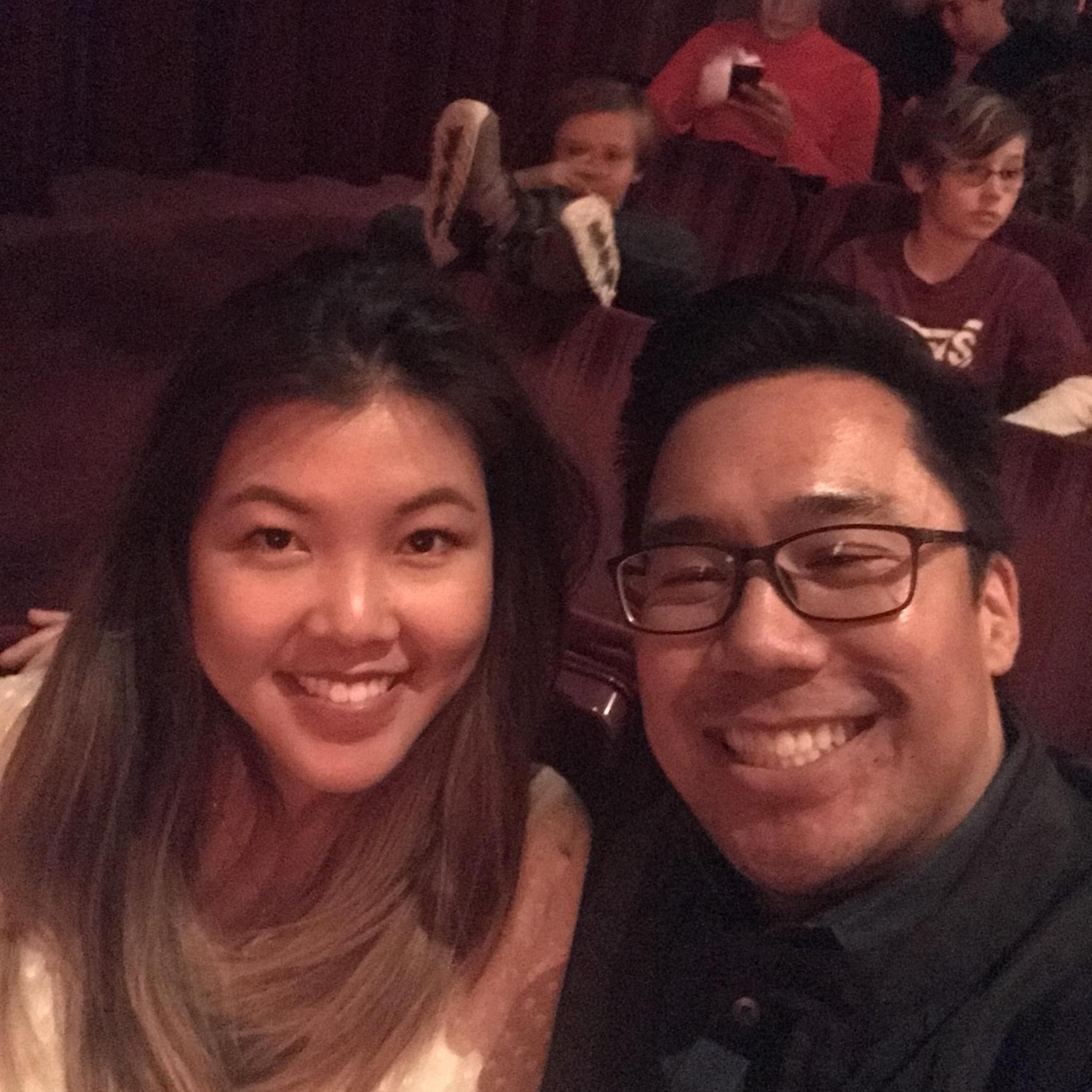 First Broadway musical together...it was a whole new world