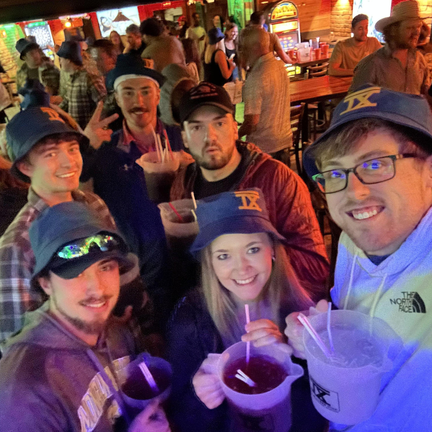 if you're in Bozeman on Thursday Night, you've got to attend bucket night (get a vodka redbull in honor of Nate)