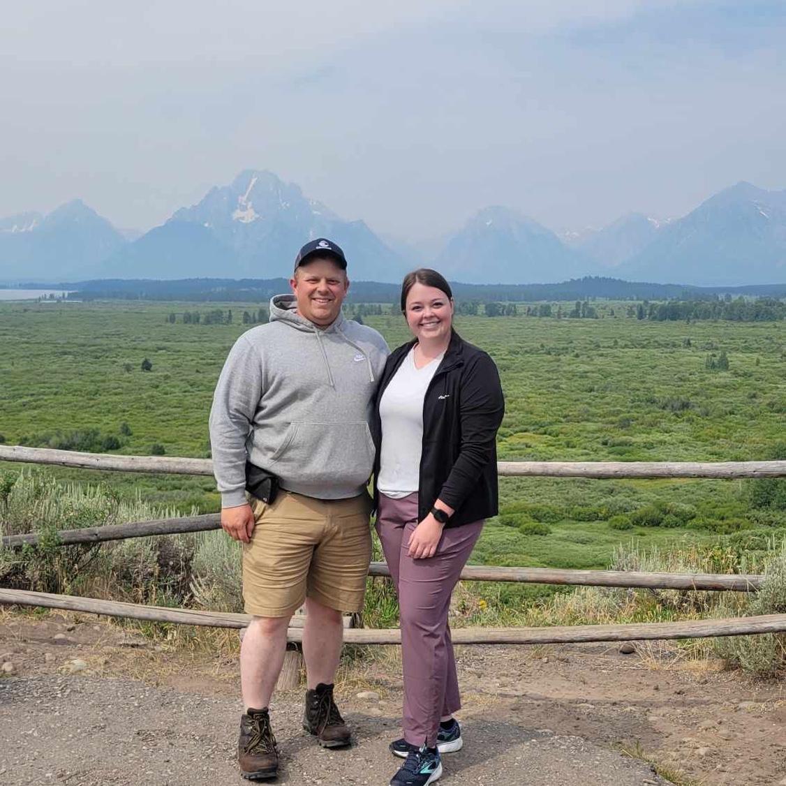 Jackson Lake Overlook: Nate was planning to ask me to marry him here, but the smoke was intensely covering the mountain view. It later rained, and the smoke cleared for the perfect chance to ask.