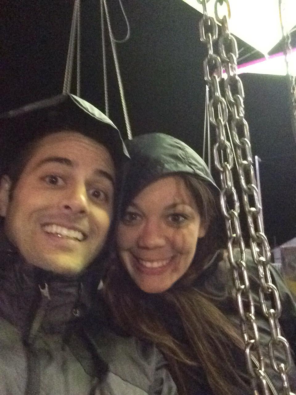 First fair together, riding on the swings!