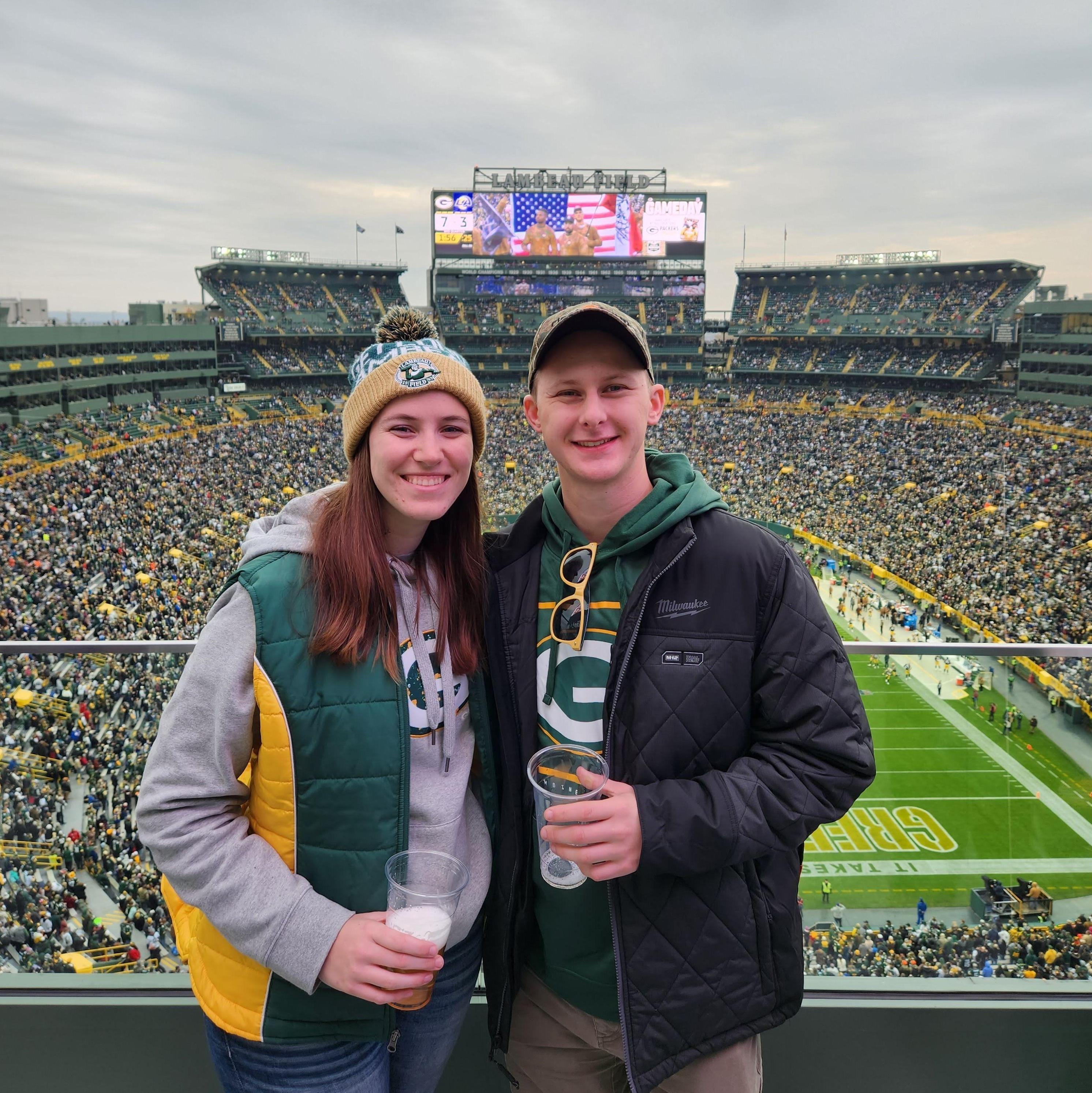 Lambeau Field - Happiest place on earth!