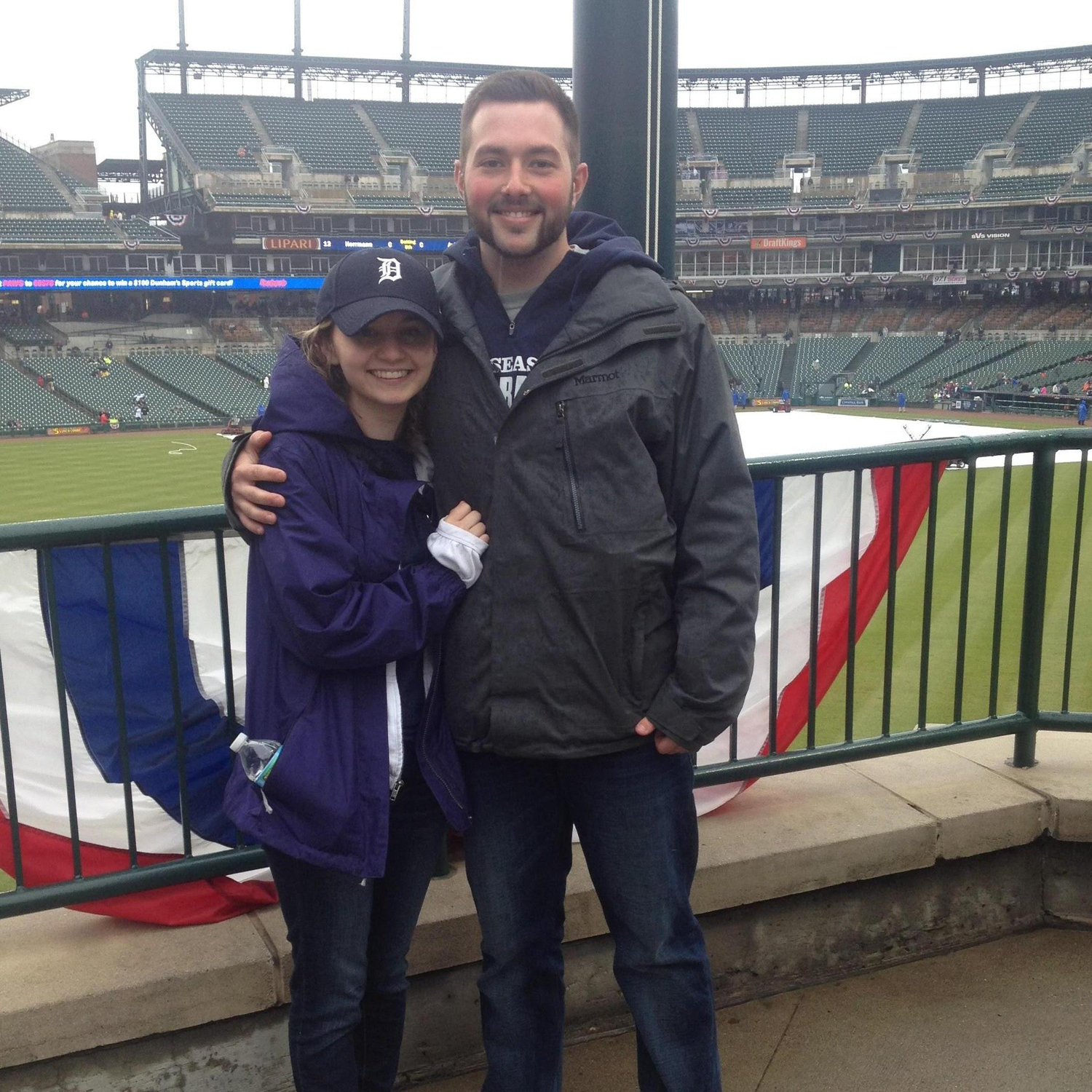Our first Tigers game back in 2015 and second date!