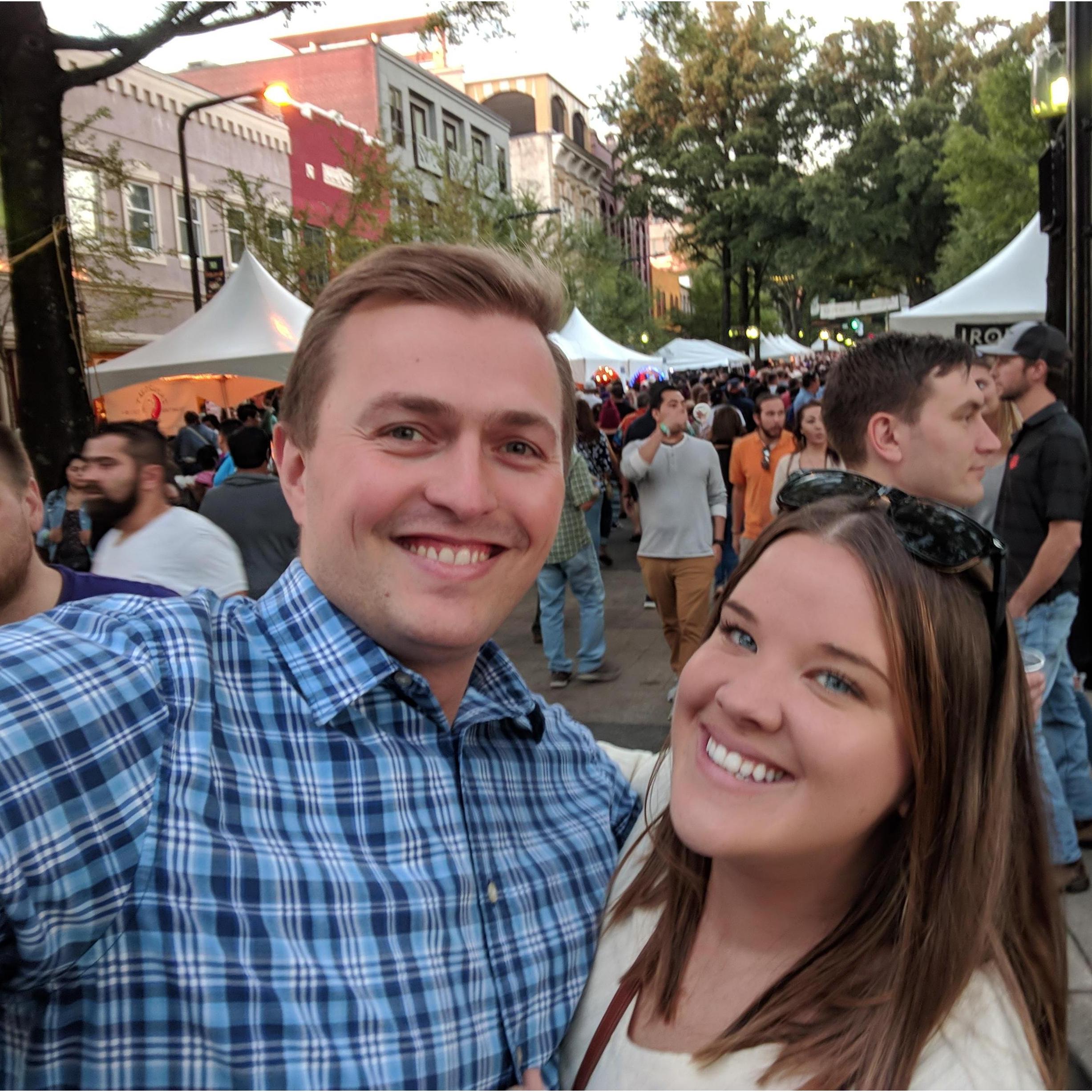 Enjoying our hometown - Greenville, SC