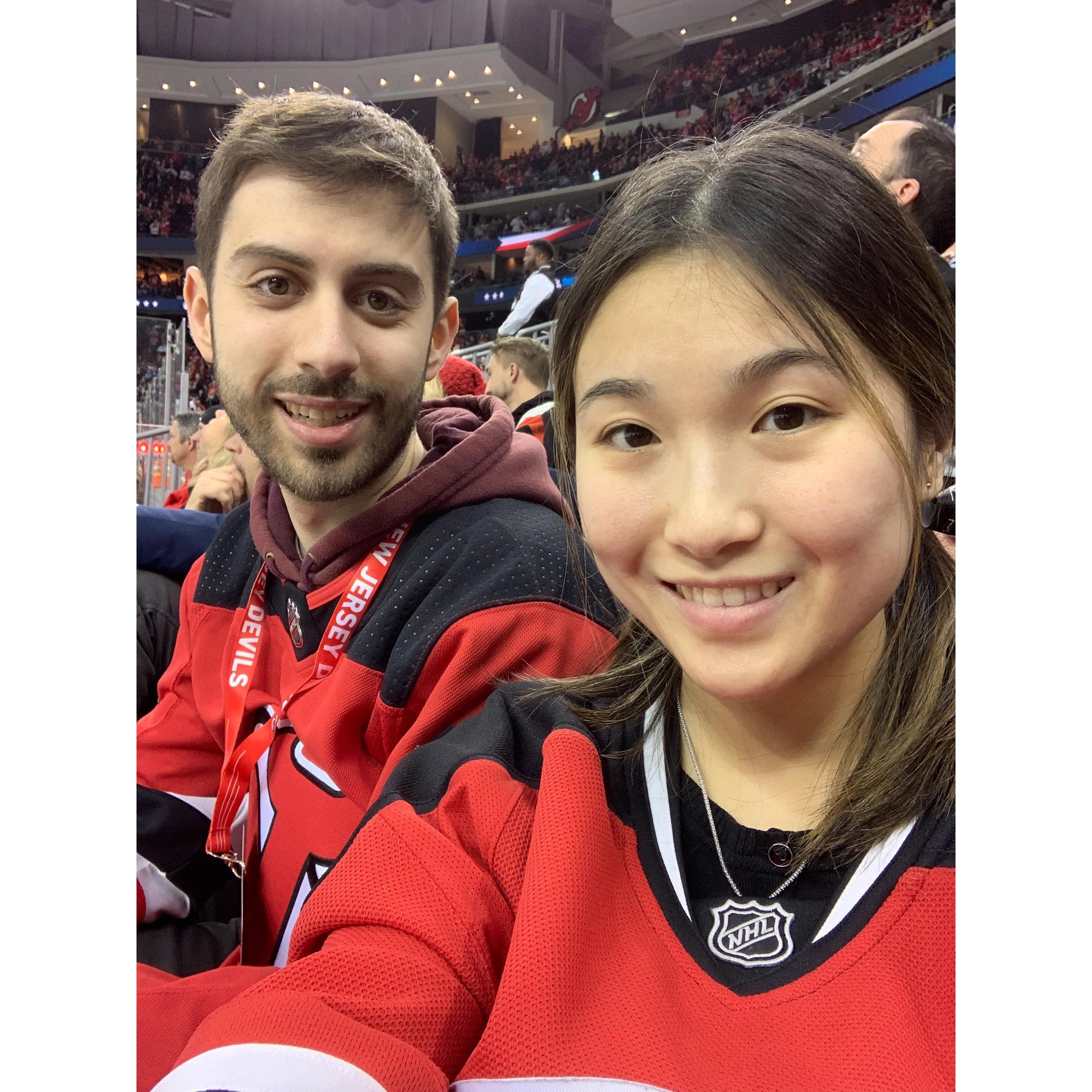 Cheering for the Devils