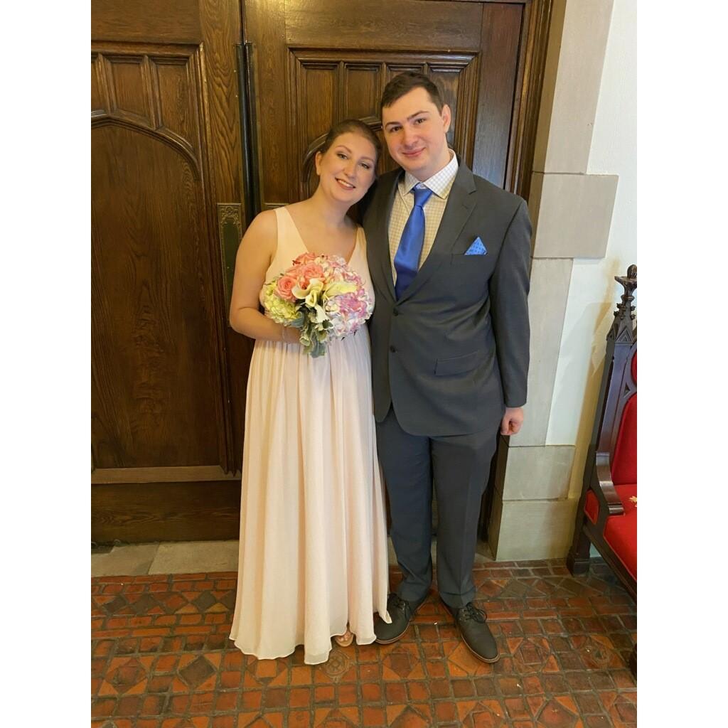 Once a bridesmaid and now a bride!