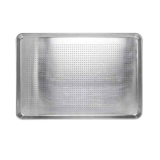 Excellante 18" X 26" Full Size Aluminum Sheet Pan, Perforated, Comes In Each