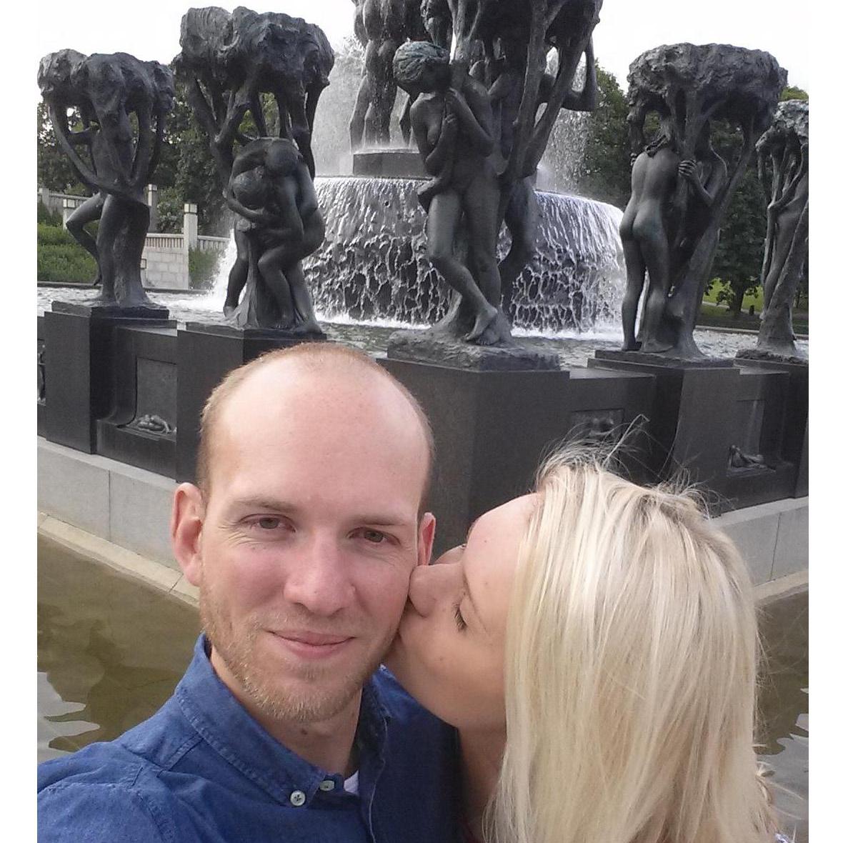 The statue garden in Oslo, Norway!