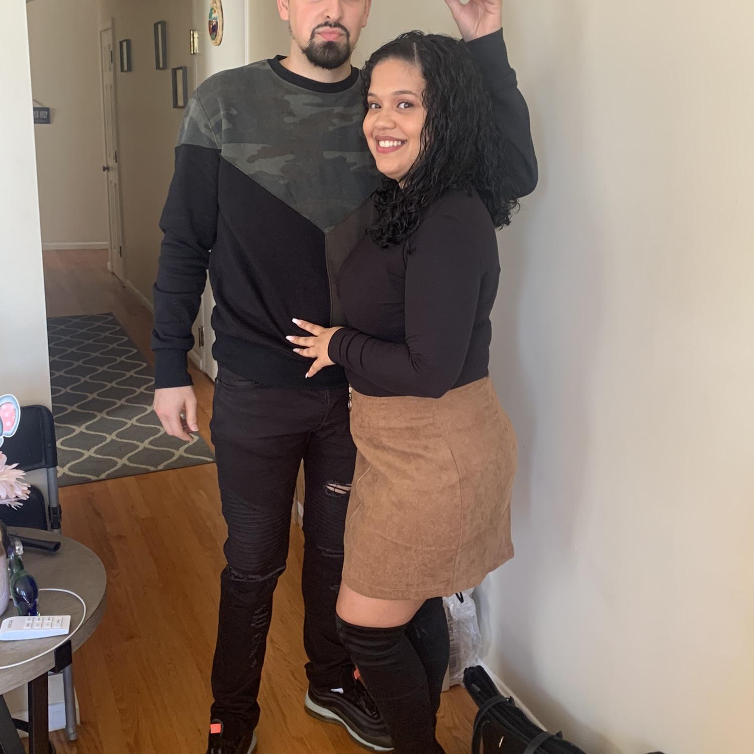I had no idea he was holding a ring over my head! Turned around to him on one knee. 🥰🤗