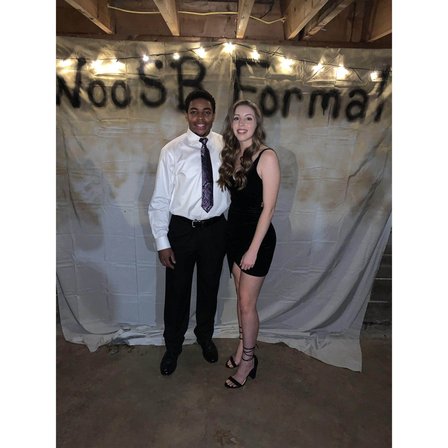 Softball formal sophomore year before we started dating