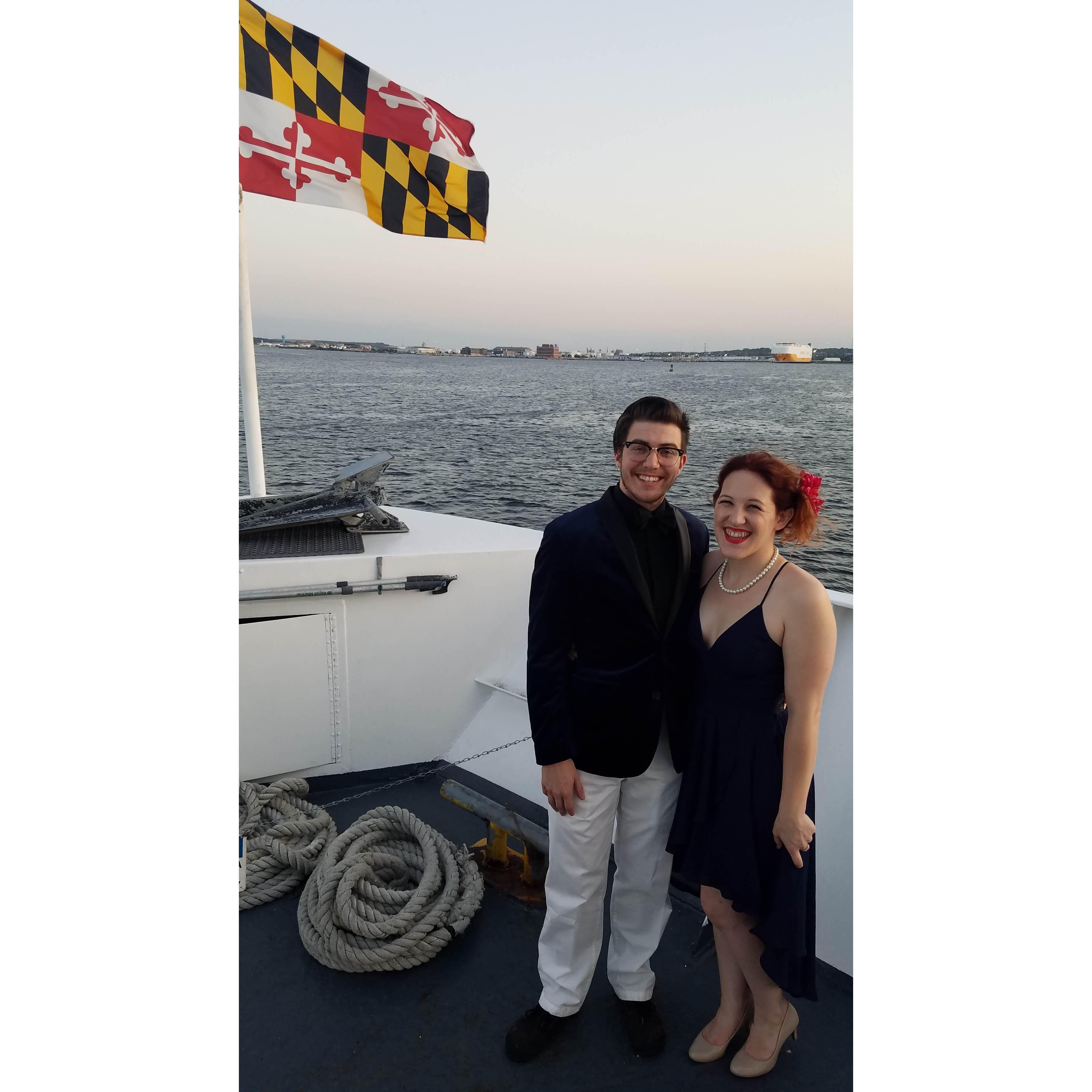 August 2019: Katlin visits Andrew in B-more!