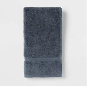 2pk Spa Plush Hand Towel Set Slate Blue - Threshold™