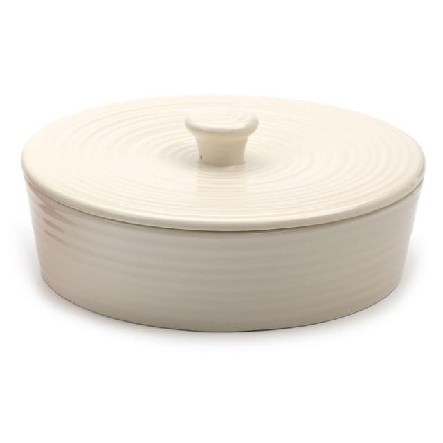 RSVP Glazed Tortilla Warmer in White