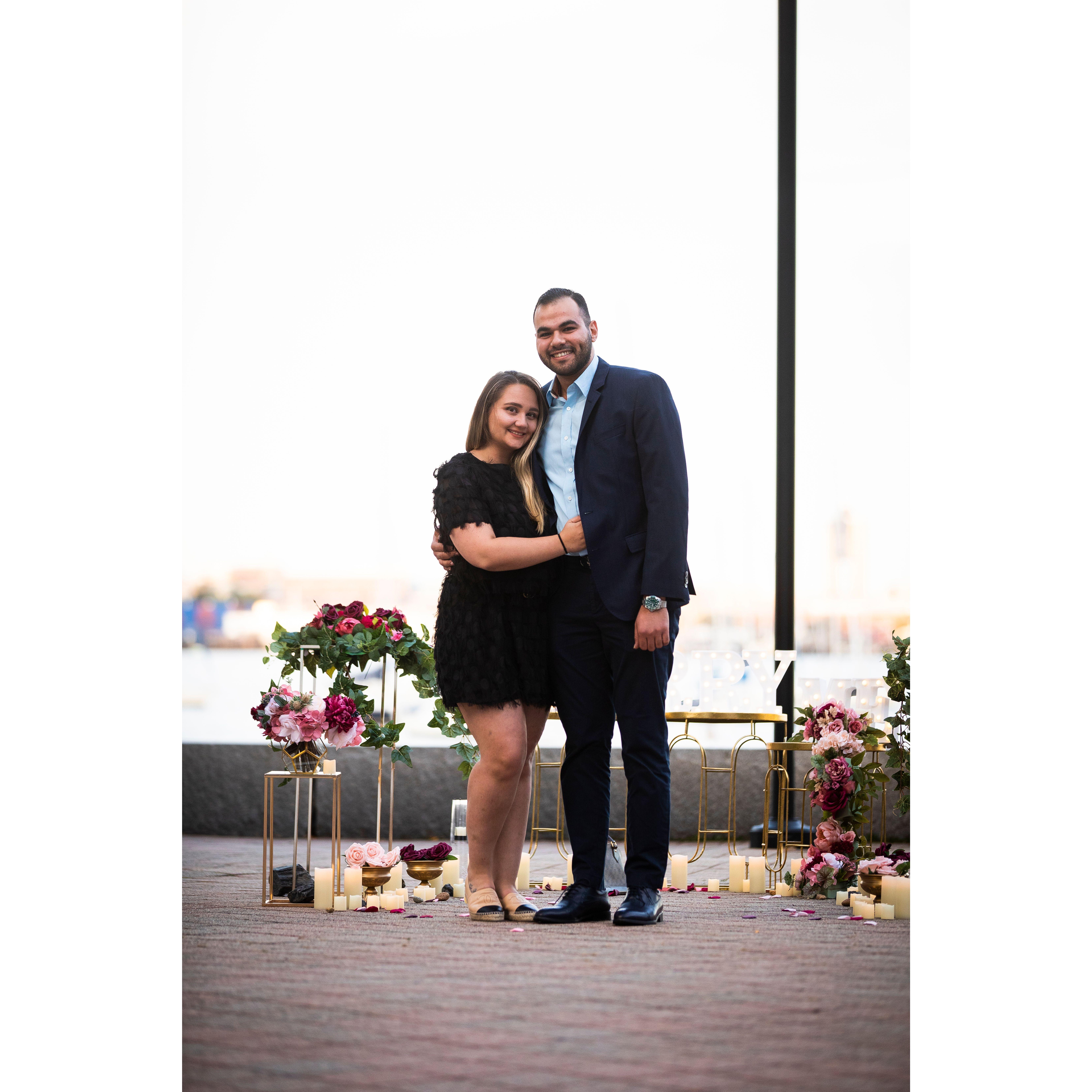 She said "YES"!!!