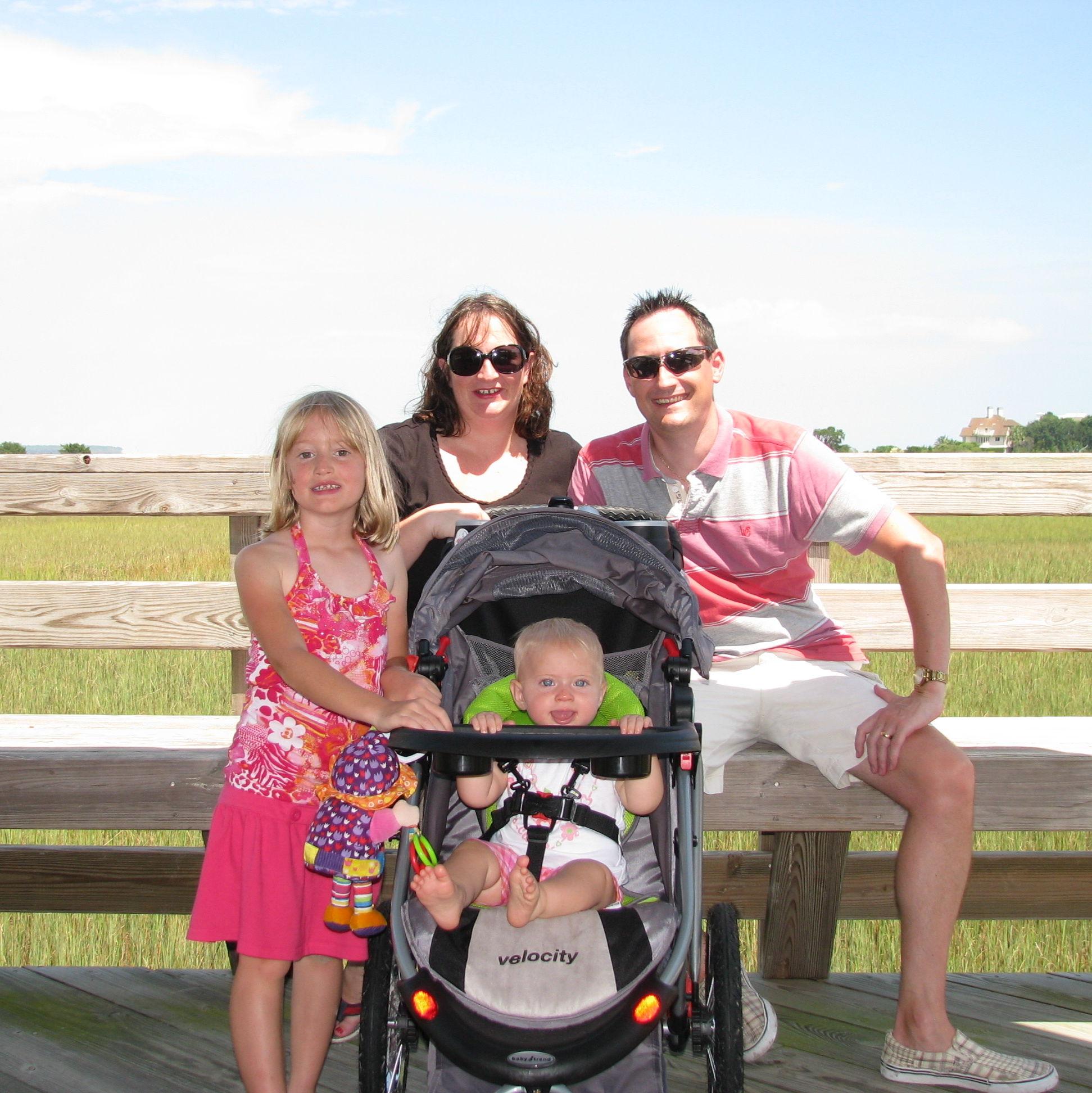 The bride & her family in 2010