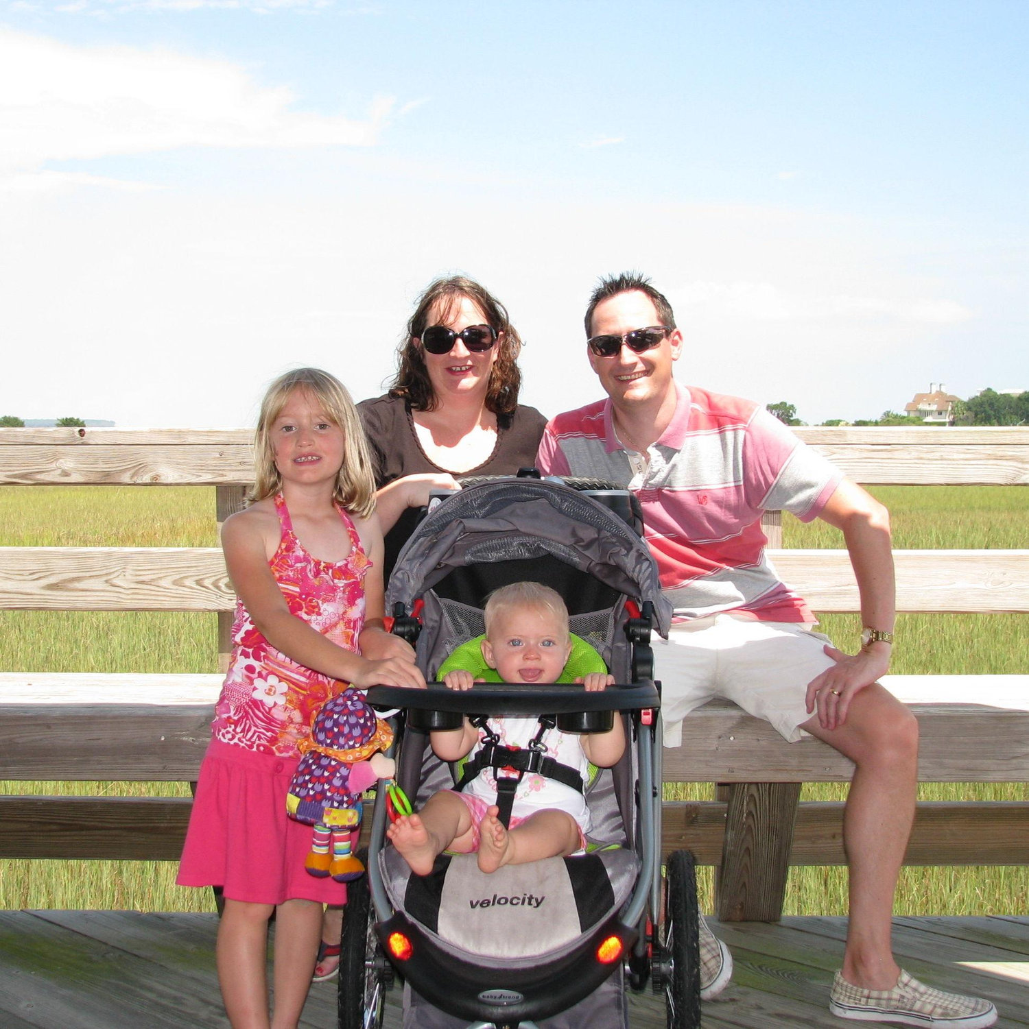 The bride & her family in 2010