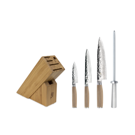 Shun Premier Blonde 5 Pc Starter Block Set With Slimline Block