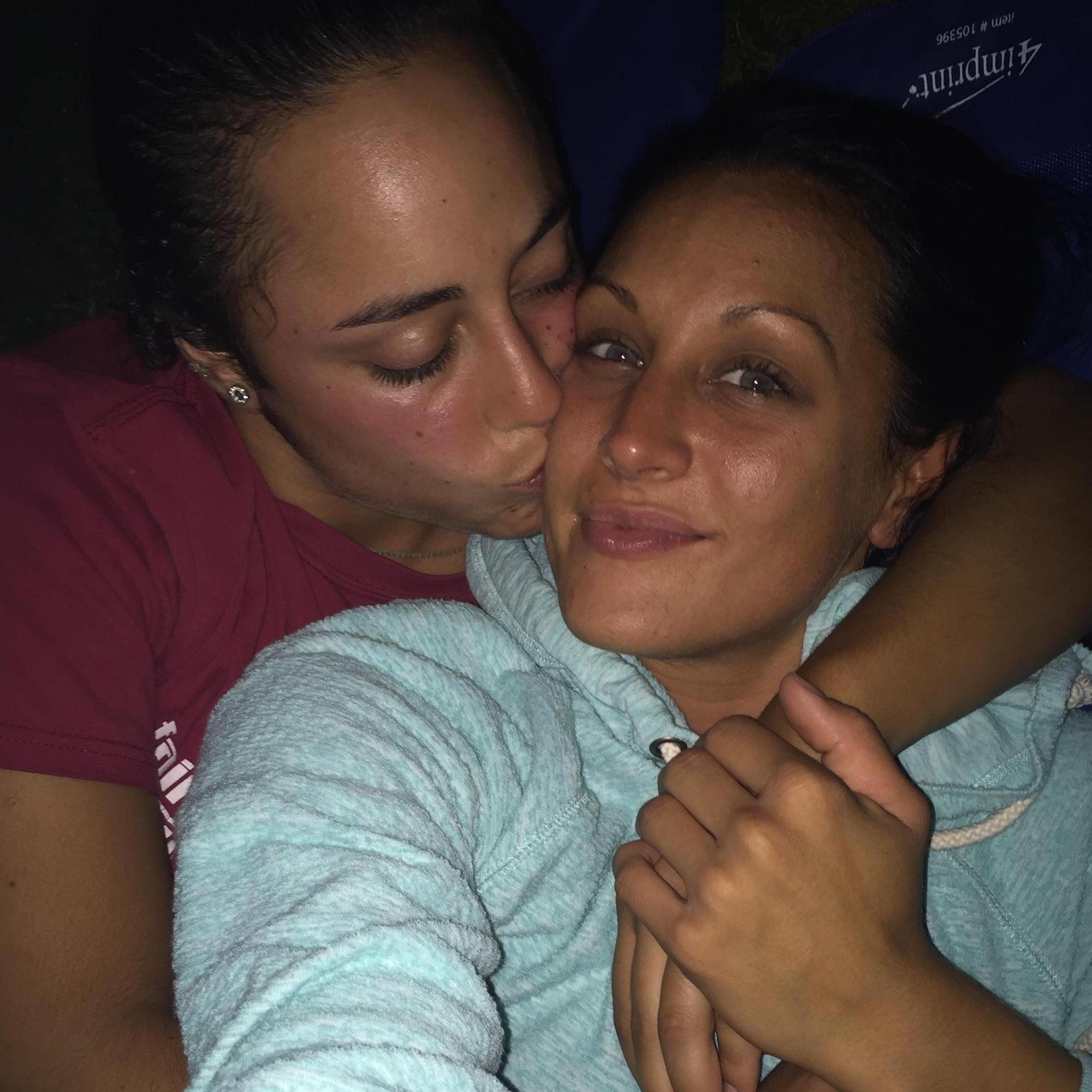 Our first "I love you" under a starlit sky and a perfect shooting star.  This was also after our first hike, 5 miles turned into 11...woopsie!