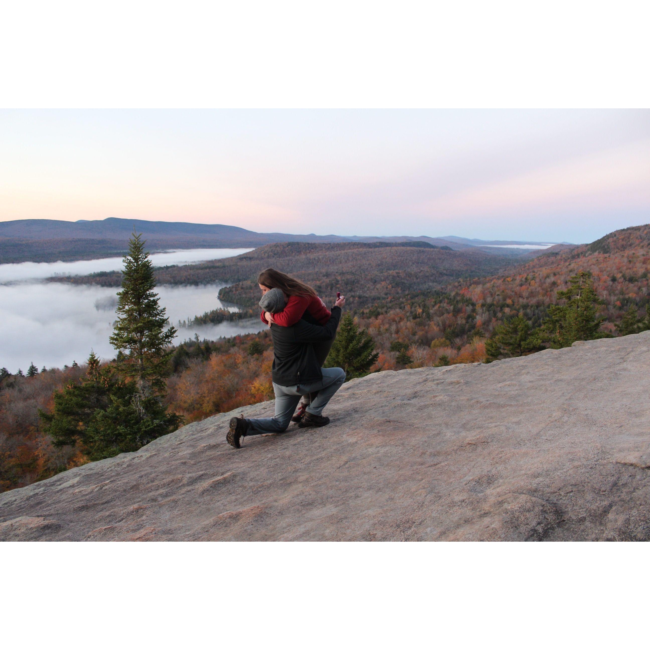Castle Rock: where we got engaged!