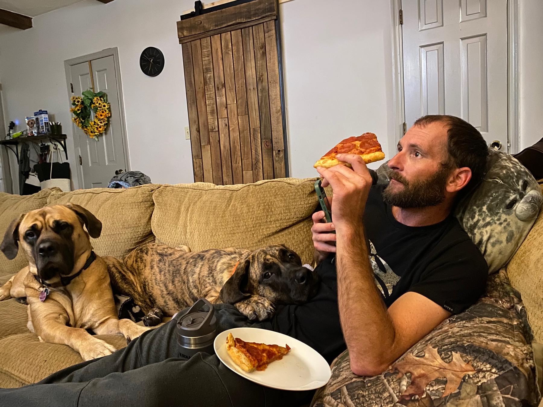 There are many ways to get pizza from Josh
