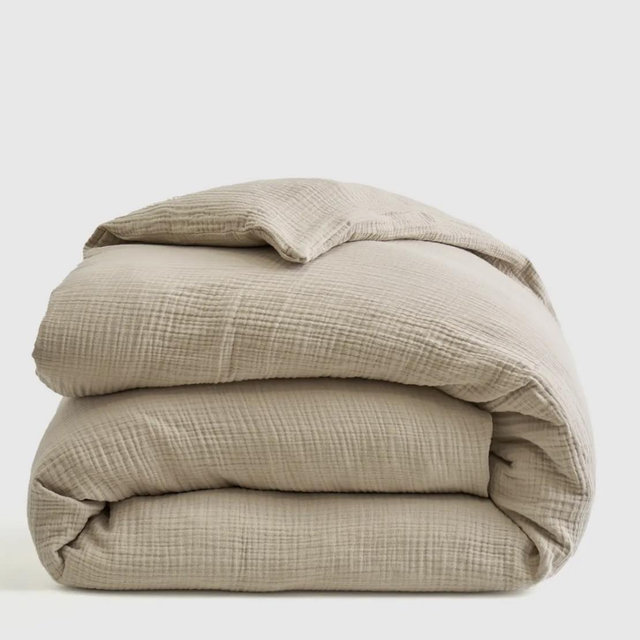 Organic Airy Gauze Duvet Cover | Quince