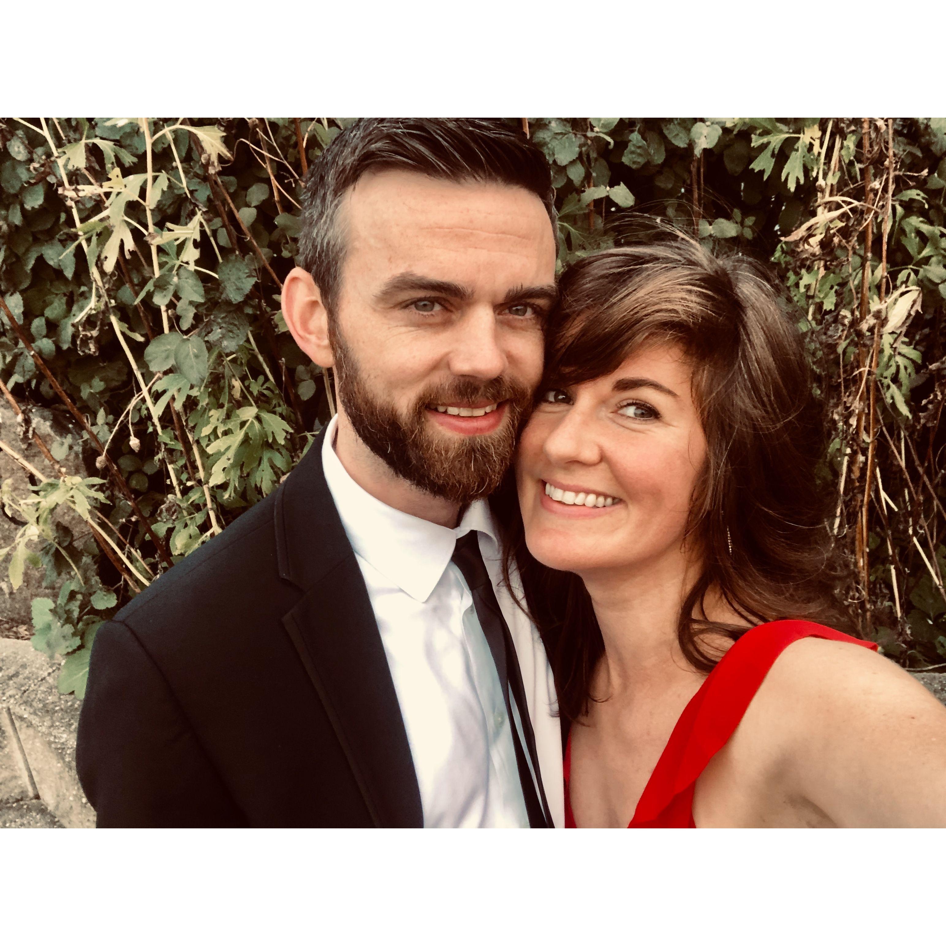 Weiss Wedding selfies before we (Katey) took to the dance floor!