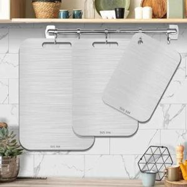 Stainless Steel Cutting Board Set