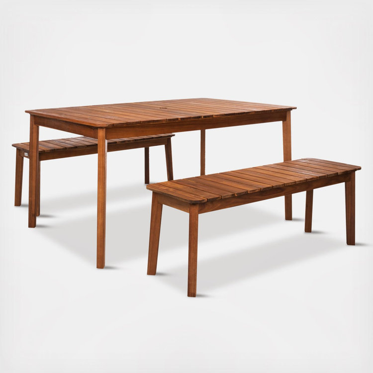Safavieh, Europa 3-Piece Outdoor Dining Set | Zola