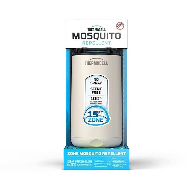 Thermacell Patio Shield Mosquito Repeller, Highly Effective Mosquito Repellent for Patio; No Candles or Flames, DEET-Free, Scent-Free, Bug Spray Alternative; Includes 12-Hour Refill