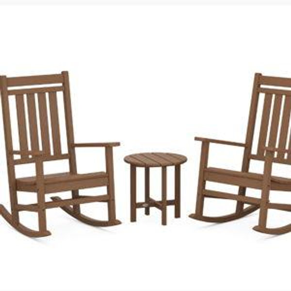 Polywood Estate 3-Piece Rocking Chair Set