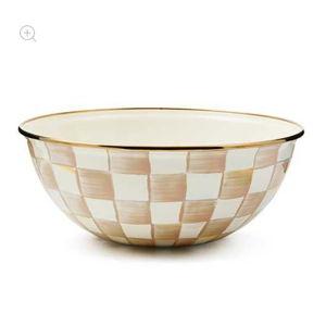 Mocha Check Medium Everyday Bowl