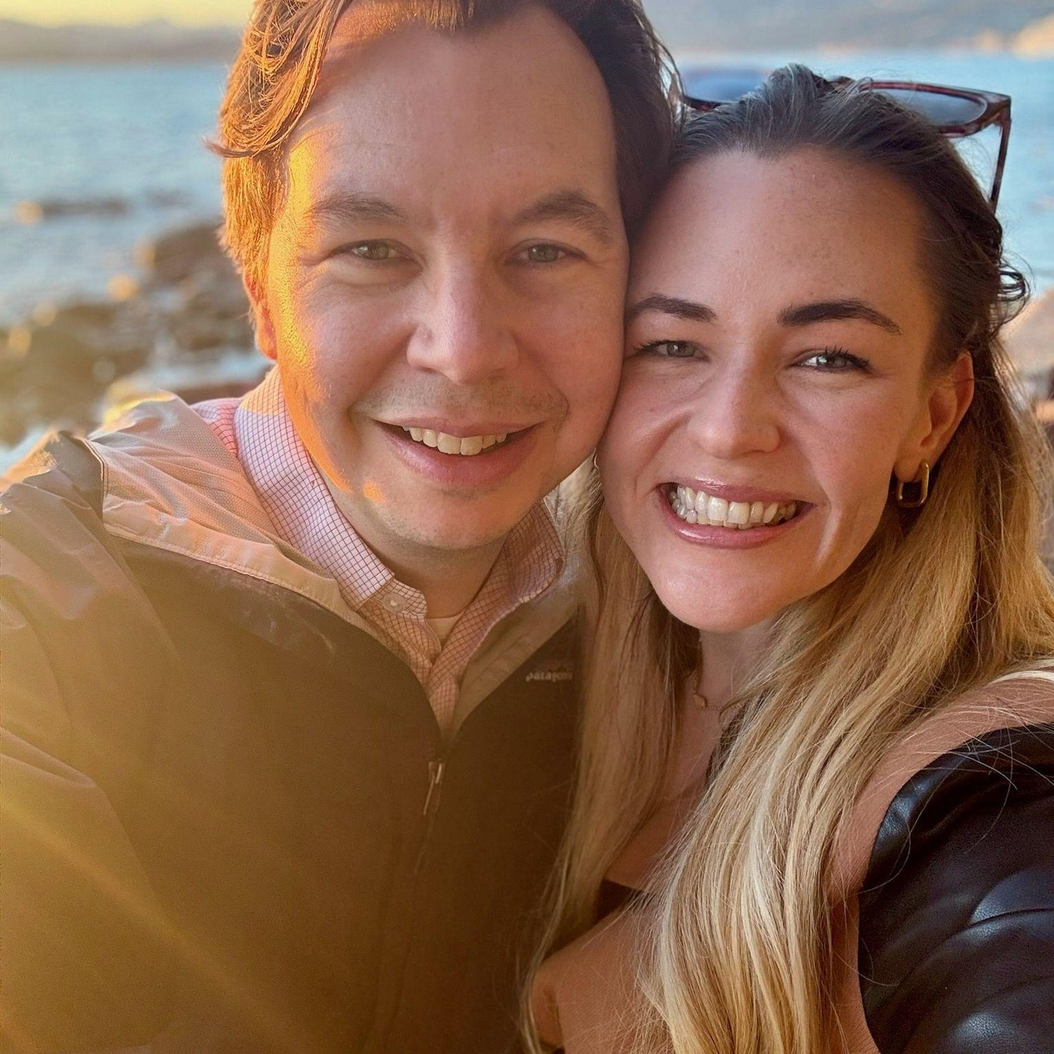 Enjoying sunset in Stanley Park